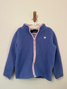 Retro 90’s Style OshKosh B’Gosh Sherpa Embroidered Zip Up